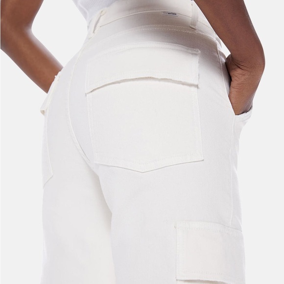 MOTHER Denim Rambler Cargo Pants - Cream - Picture 3 of 6